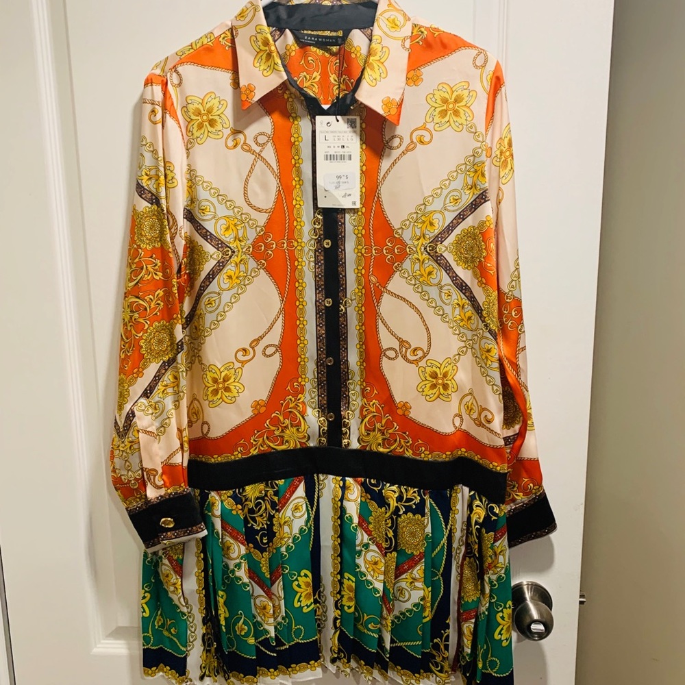 Zara shirt dress